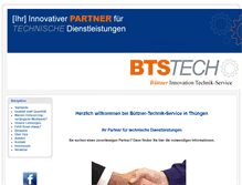Tablet Screenshot of buettner-technik-service.de